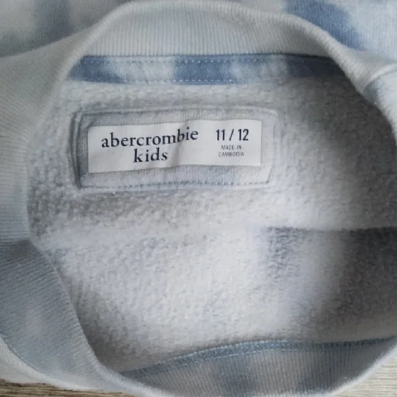 Abercrombie & Fitch Blue Tie-Dye Kids Shirt - Picture 2 of 3